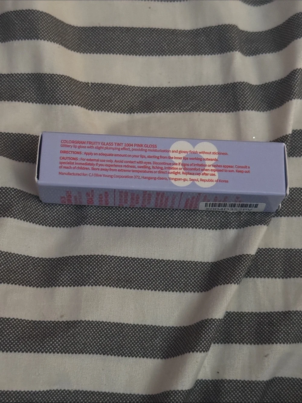 Fruity Glass Tint Lip Gloss - Pink
